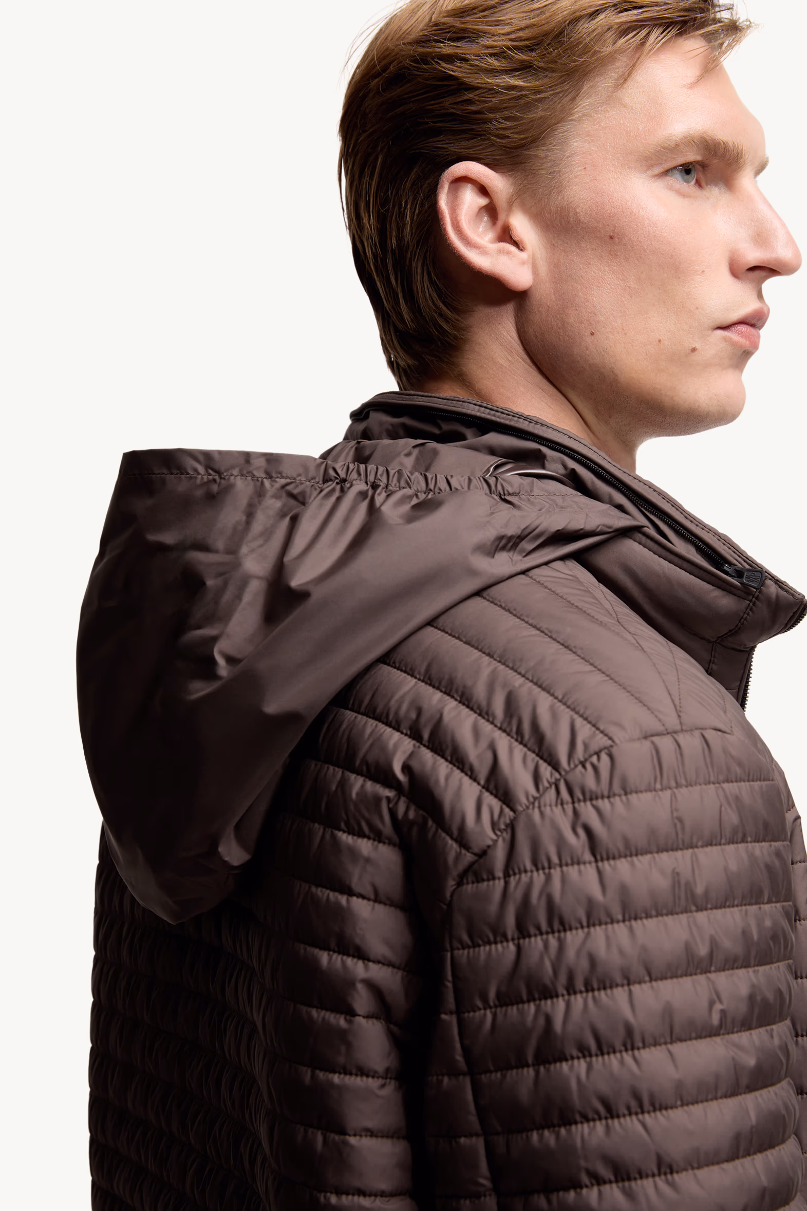 Plumífero corto Myrrhe Hombre Marrón Moncler 7